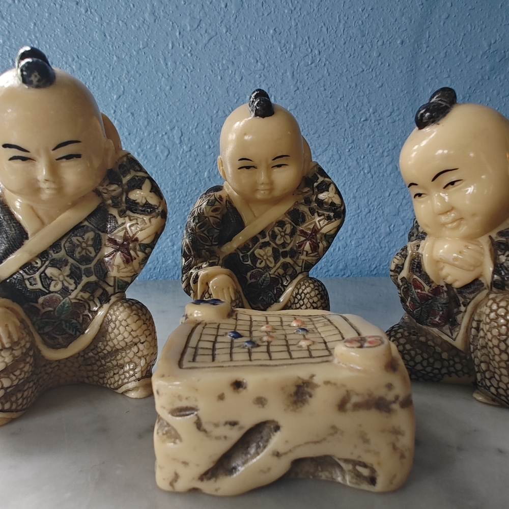 Resin Figurine Set (4 Pieces)